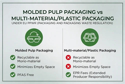 Moule Pulp Packaging ak PPWR Inyon Ewopeyen an